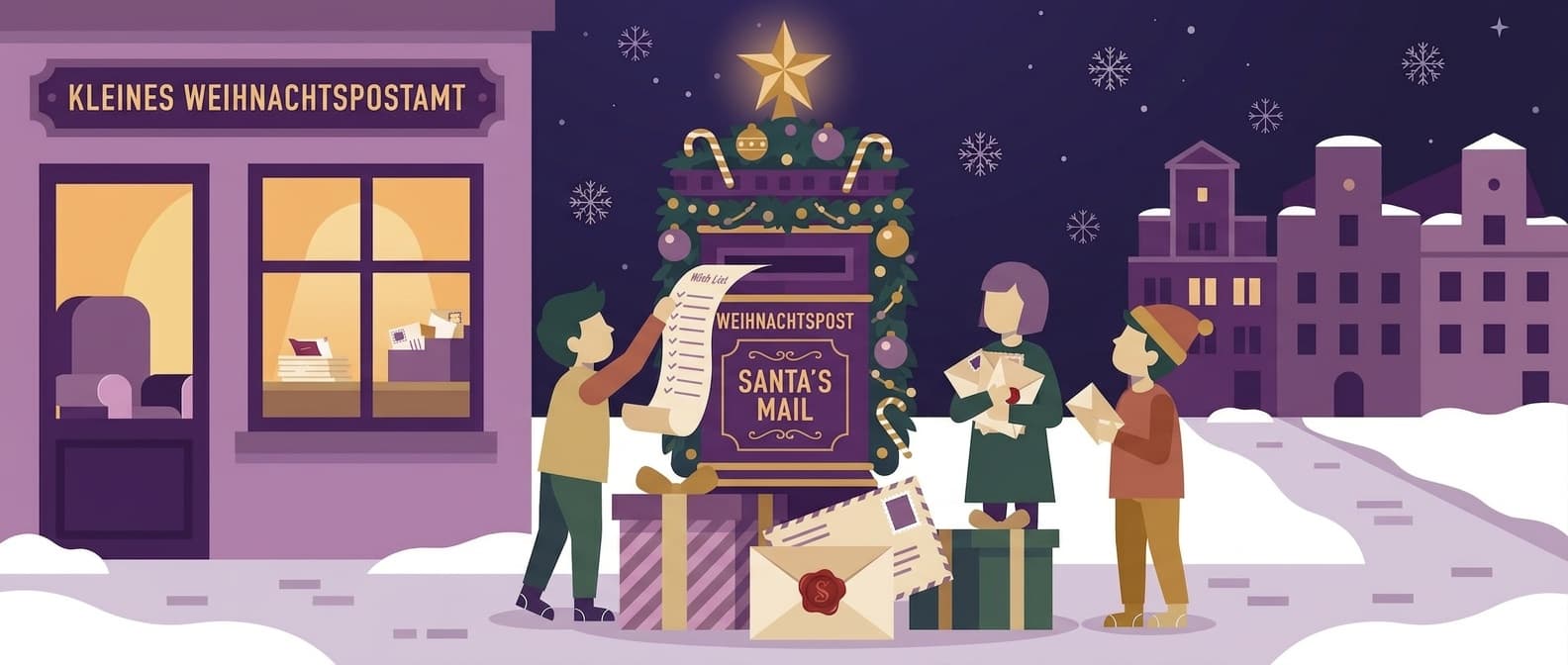 Hero-Bild: Weihnachtspostamt - Briefe an den Weihnachtsmann