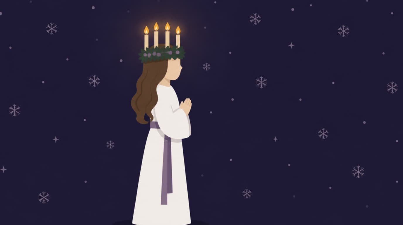 Hero-Bild: Das Luciafest in Schweden am 13. Dezember