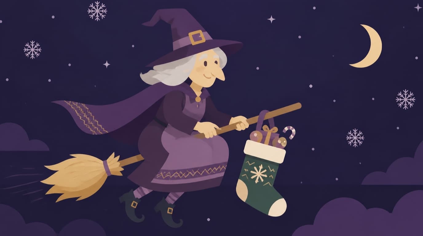 Hero-Bild: La Befana: Die italienische Weihnachtshexe