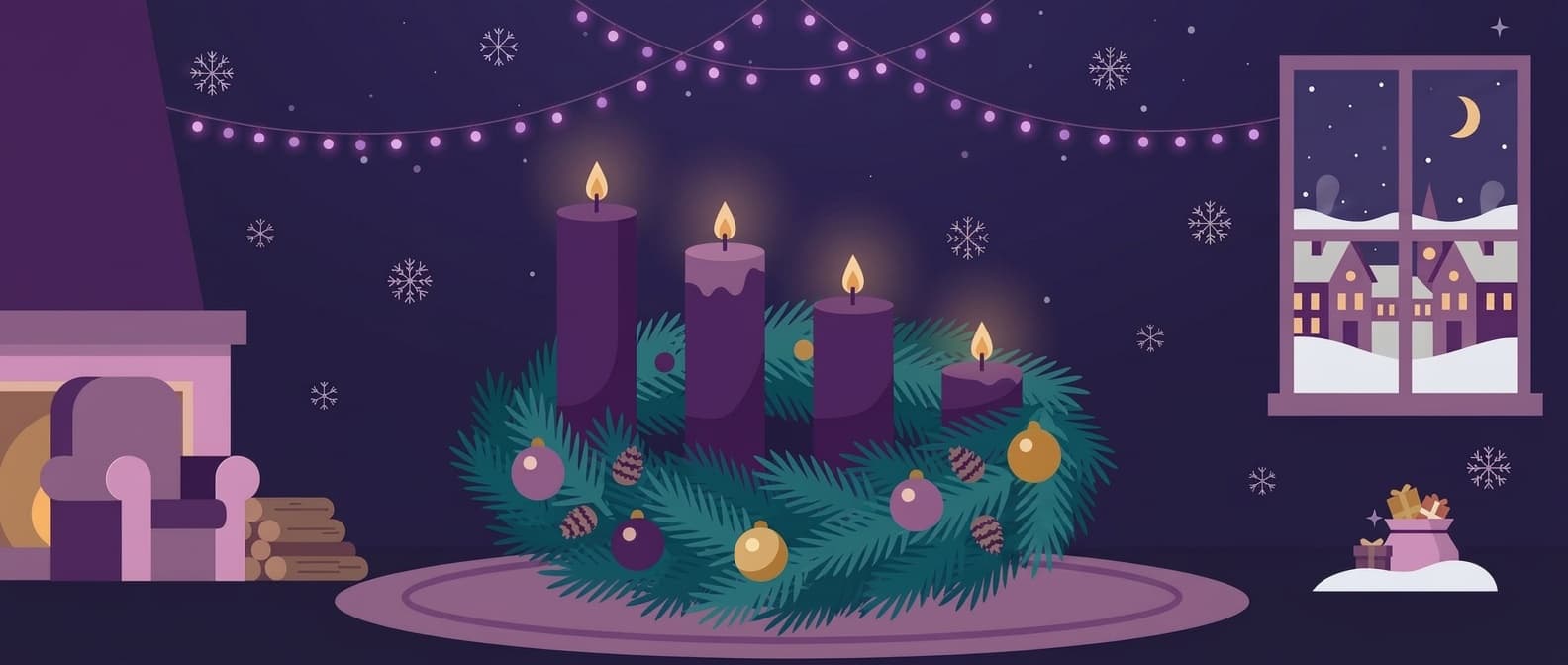 Hero-Bild: Adventskranz - Geschichte und Bedeutung