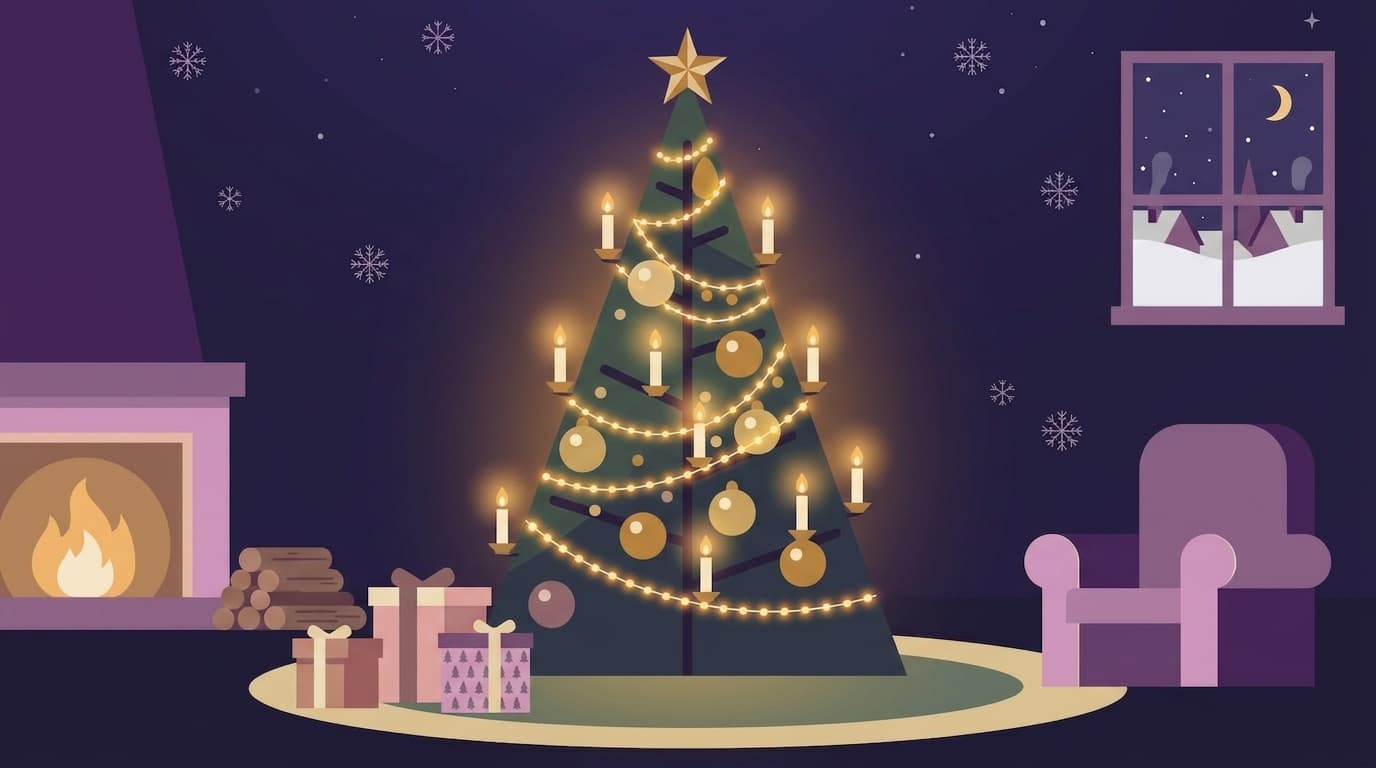 Hero-Bild: Weihnachtsbaumbeleuchtung – Ursprung und Bedeutung
