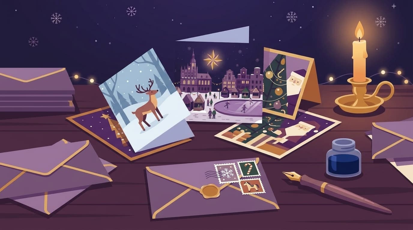 Hero-Bild: Weihnachtskarten - Tradition zur Weihnachtszeit