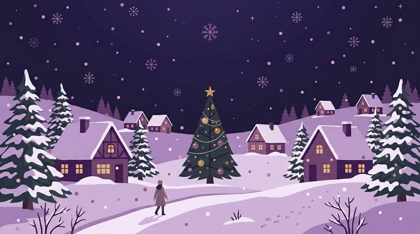 Hero-Bild: Weiße Weihnachten