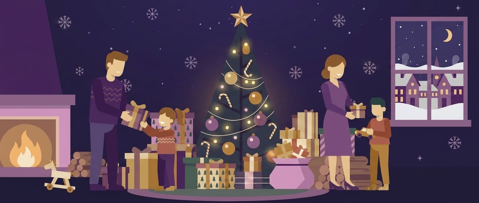 Hero-Bild: Weihnachtsgeschenke als Tradition des Weihnachtsfests
