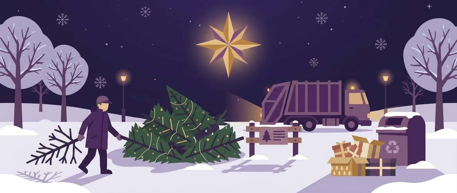 Hero-Bild: Weihnachtsbaum entsorgen: So geht’s richtig!