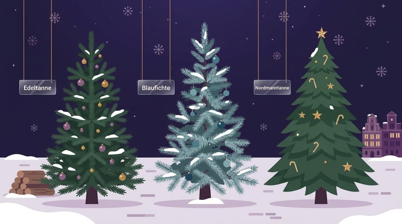 Hero-Bild: Alle Weihnachtsbaum Arten im Vergleich