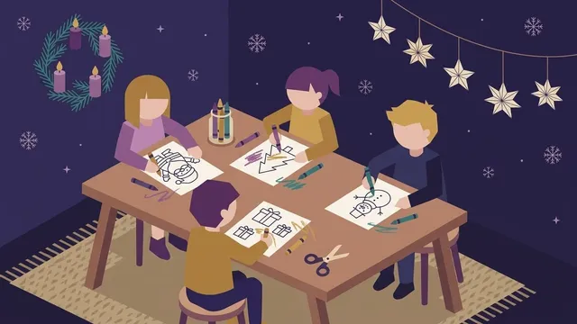 Hero-Bild: Ausmalbilder Weihnachten – 63 kostenlose Malvorlagen zum Ausdrucken